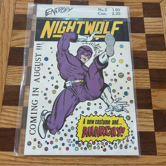 Nightwolf #1 "Entropy Enterprises" Comic Book - bought and stored by a collector - Picture 8 of 8